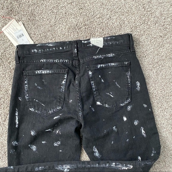 Current/Elliott Black Jeans NWT Trucker Vintage Inspired Skinny Jeans Size 29 - Picture 15 of 16